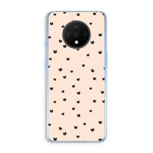 Kleine kattenkopjes: OnePlus 7T Transparant Hoesje