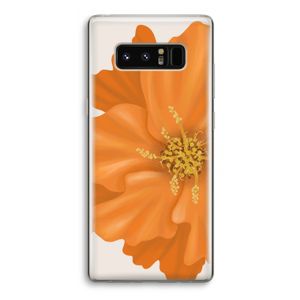 Orange Ellila flower: Samsung Galaxy Note 8 Transparant Hoesje