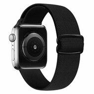 Solo Loop Nylon bandje - Zwart - Geschikt voor Apple Watch 44mm / 45mm / 46mm / 49mm Solo Loop Nylon bandje - Zwart - Geschikt voor Apple Watch 44mm / 45mm / 46mm / 49mm