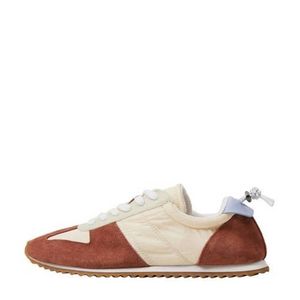 Mango suède sneakers brique/multi