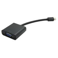 Value 12.99.3125 DisplayPort-kabel Mini-displayport / VGA Adapterkabel Mini DisplayPort-stekker, VGA-bus 15-polig 0.15 m Zwart - thumbnail