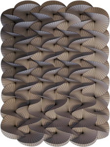 Moooi Carpets - Vloerkleed Serpentine Grey Beige Low Pile -