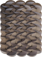 Moooi Carpets - Vloerkleed Serpentine Grey Beige Low Pile - - thumbnail