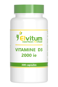 Elvitum Vitamine D3 2000IE Capsules