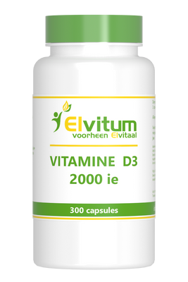 Elvitum Vitamine D3 2000IE Capsules
