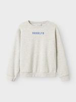 Name it winter sweater meisjes - grijs - relaxed fit - NkfNevea