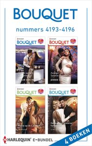 Bouquet e-bundel nummers 4193 - 4196 - Fleur van Ingen, Jennie Lucas, Maya Blake, Clare Connelly - ebook