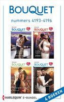 Bouquet e-bundel nummers 4193 - 4196 - Fleur van Ingen, Jennie Lucas, Maya Blake, Clare Connelly - ebook