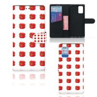 Samsung Galaxy A02s | M02s | Book Cover | Paprika Red