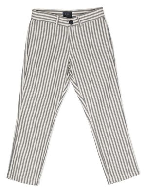 Fay Kids pantalon à rayures - Bleu