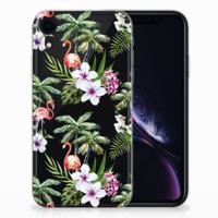 Apple iPhone Xr | TPU Hoesje | Flamingo Palms