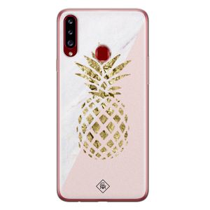 Samsung Galaxy A20s siliconen hoesje - Ananas