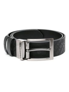 Karl Lagerfeld ceinture réversible à logo imprimé - Noir