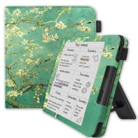 Lunso Kobo Libra Colour hoes (7 inch) - Luxe Stand sleepcover - Van Gogh Amandelbloesem