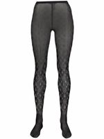 Philipp Plein collants à motif monogrammé - Noir