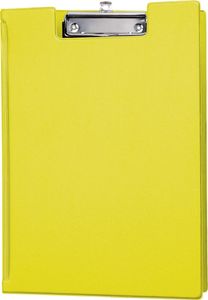 MAUL klembordmap met insteek binnenzijde A4 staand geel