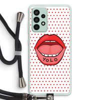 Yolo Denise: Samsung Galaxy A52s 5G Transparant Hoesje met koord