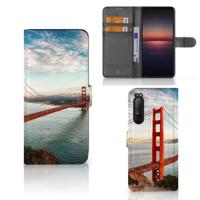 Sony Xperia 1 II | Flip Cover | Golden Gate Bridge