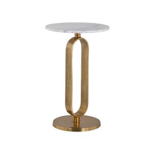 Richmond Ronde Bijzettafel 'Celine' Marmer, 40cm
