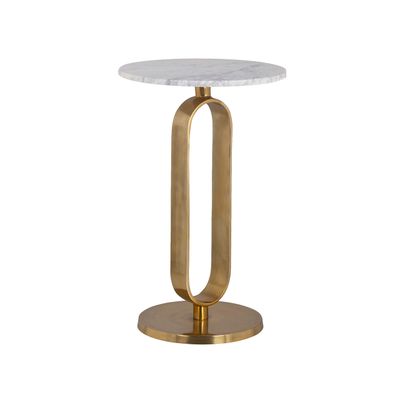 Richmond Ronde Bijzettafel 'Celine' Marmer, 40cm