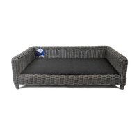 Let&apos;s Sleep Cozy Basket Rieten Hondenmand L Antraciet