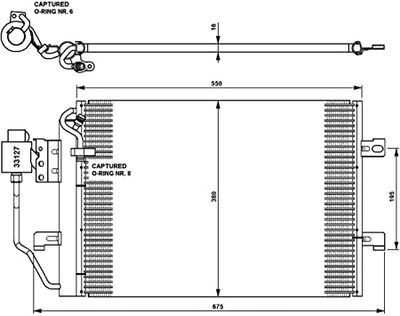 Condensor, airconditioning 35309 Condensor, airconditioning 35309
