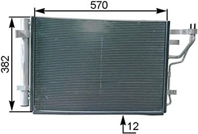 Condensor, airconditioning AC442000P