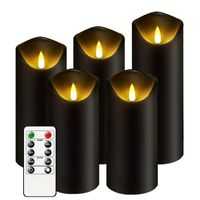 Set van 5 LED Kaarsen met Afstandsbediening - Home & Living - Spiritueelboek.nl - thumbnail