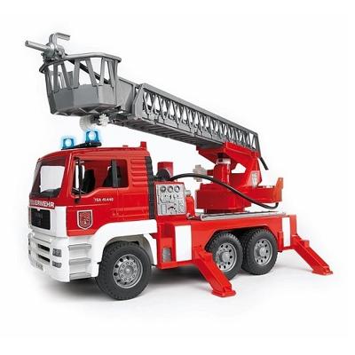 Bruder MAN Brandweerwagen met ladder, waterpomp en licht en geluid module