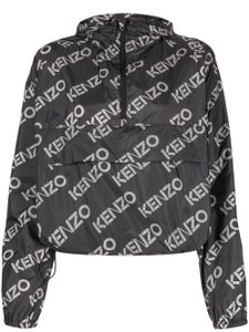 Kenzo veste à logo imprimé - Noir