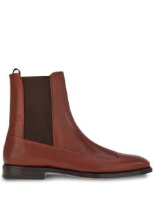 Ferragamo bottines en cuir - Marron