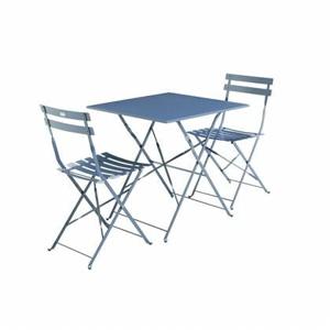 sweeek - Vierkante bistroset 2 stoelen