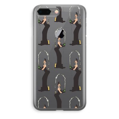 Pop Some Kim: iPhone 8 Plus Transparant Hoesje
