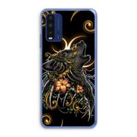 Huilende Wolf: Xiaomi Redmi 9T Transparant Hoesje