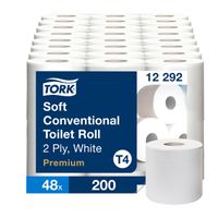 Toiletpapier Tork T4 premium 2-laags 200 vel wit 12292