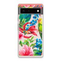 Papegaaien: Google Pixel 6 Transparant Hoesje
