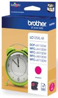 Brother inktcartridge, 1.200 pagina&apos;s, OEM LC-125XLM, magenta