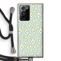 Spiegeleitjes: Samsung Galaxy Note 20 Ultra / Note 20 Ultra 5G Transparant Hoesje met koord