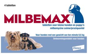 Milbemax Kleine hond & Puppy&apos;s Ontwormingsmiddel Tabletten