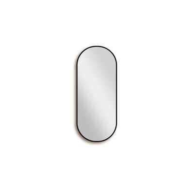 Saniclass Retro Line 2.0 Spiegel - ovaal 90x38cm - frame - mat zwart SW8