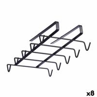 Hanger voor mokken Kinvara W3924P-1 PDQ Zwart Ijzer 16 x 7 x 28,5 cm (8 Stuks)