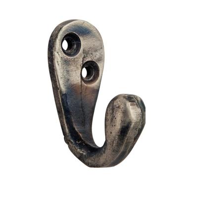 Wandkapstok - roest - Retro enkele haak - kapstokken - haken - 5 x 2 cm