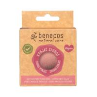 Benecos natural beauty Natural konjac sponge - red clay 1 Stuks