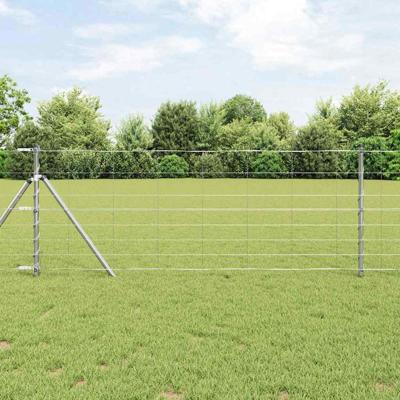 Weidehekwerk Zilver 25 x 0.8 m Gegalvaniseerd staal