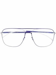 Mykita lunettes de vue Steen à monture carrée - Argent