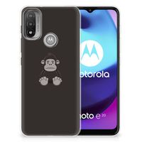 Motorola Moto E20 | E40 Telefoonhoesje met Naam Gorilla - thumbnail