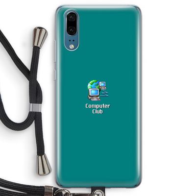 Win98: Huawei P20 Transparant Hoesje met koord
