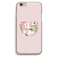 GRL PWR Flower: iPhone 6 / 6S Transparant Hoesje GRL PWR Flower: iPhone 6 / 6S Transparant Hoesje