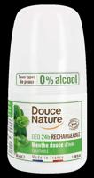 Douce Nature Deodorant roll on mint hervulbaar 50 Gram
