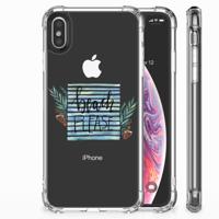 Apple iPhone Xs Max Stevig | Bumper Hoesje | Boho Beach